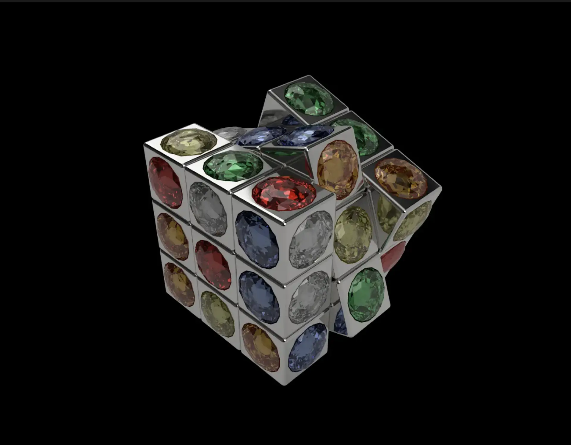 Gemstone Cube Concept